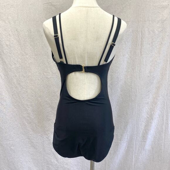 Athleta Aqualuxe Square Plunge One Piece‎ Swimsuit Size Small NWT - Picture 3 of 14